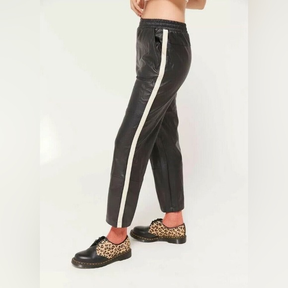 Urban Outfitters Pants - Urban Outfitters Faux Leather Drawstring Pants